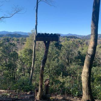 目の前の山が見えるのか？