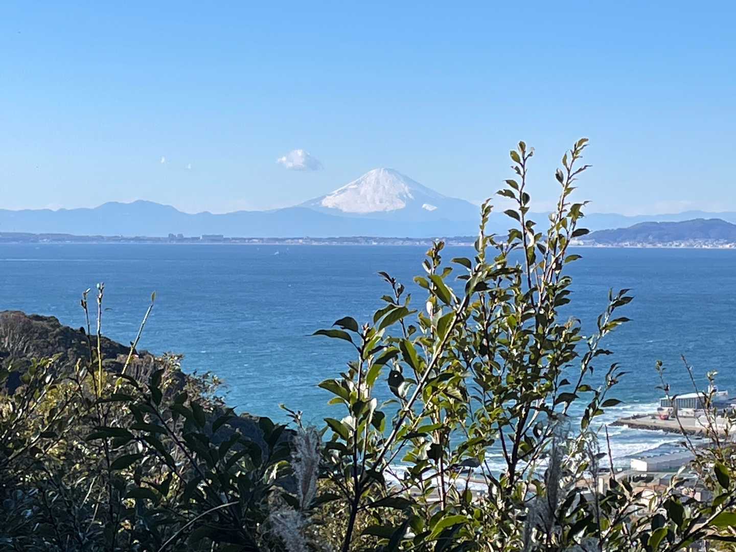 観月台からの富士山🗻
最後まできれい🤩