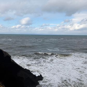 冬の日本海って感じ🌪️