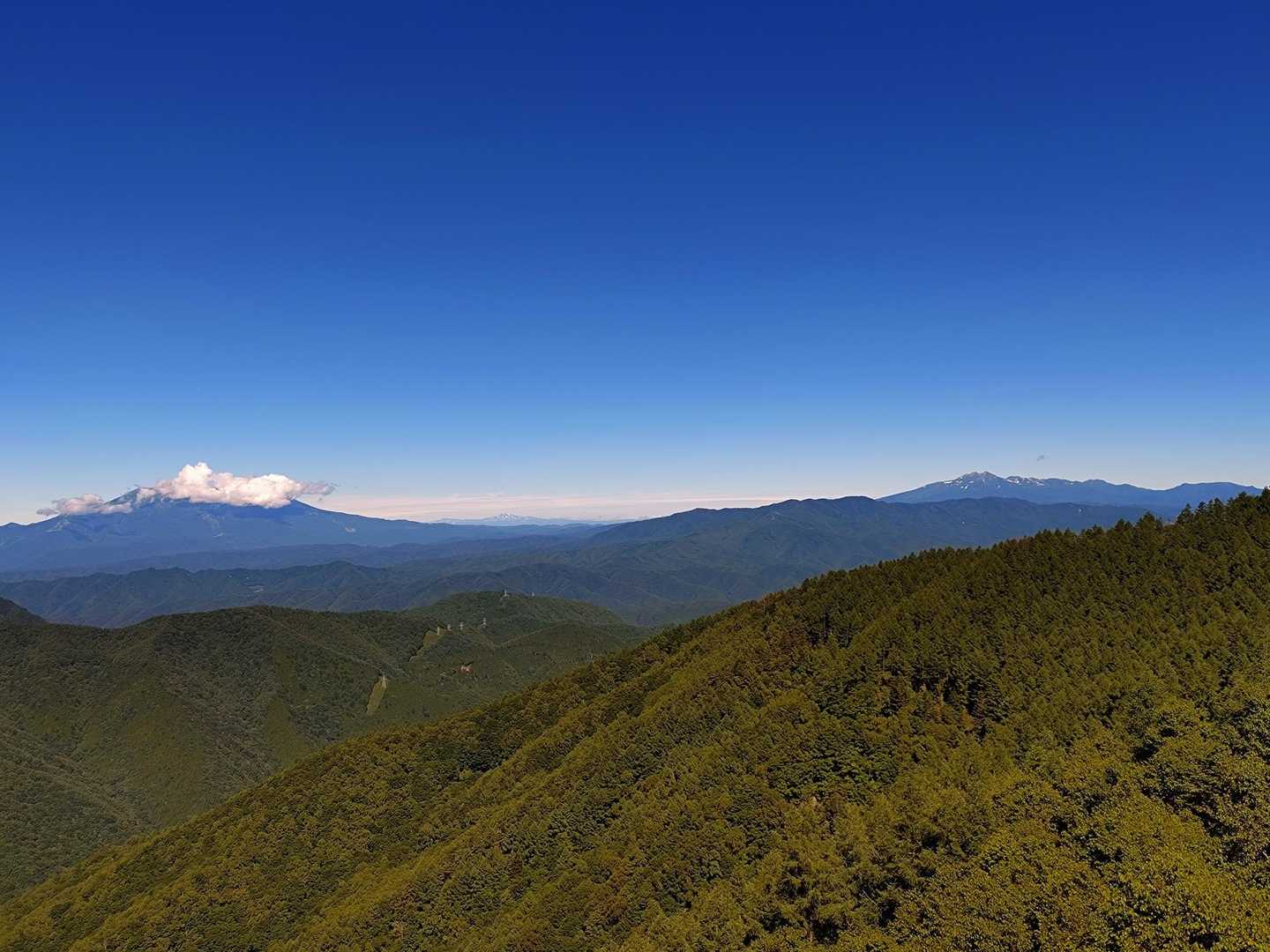 御嶽山と乗鞍岳が見えました🌿