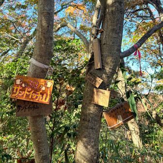 サンドイッチ山    
カンバン  何個あるんよ…