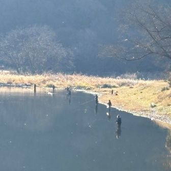 横川ではフィッシング🎣の人がたくさん