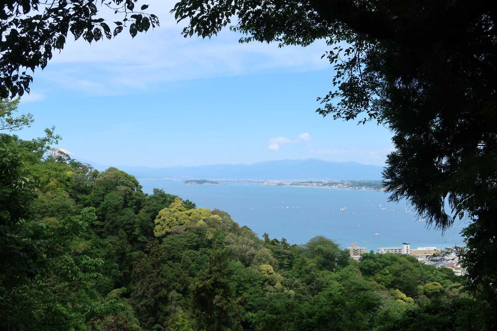 東広場から。左にちらっと富士山が見えている🤩