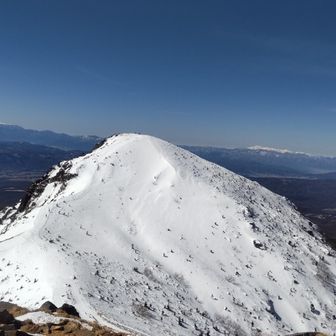 西天狗岳❄️と南アルプス


