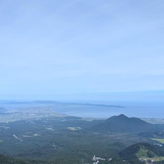こんなに晴れた大山は初めて💙
弓ケ浜までバッチリです