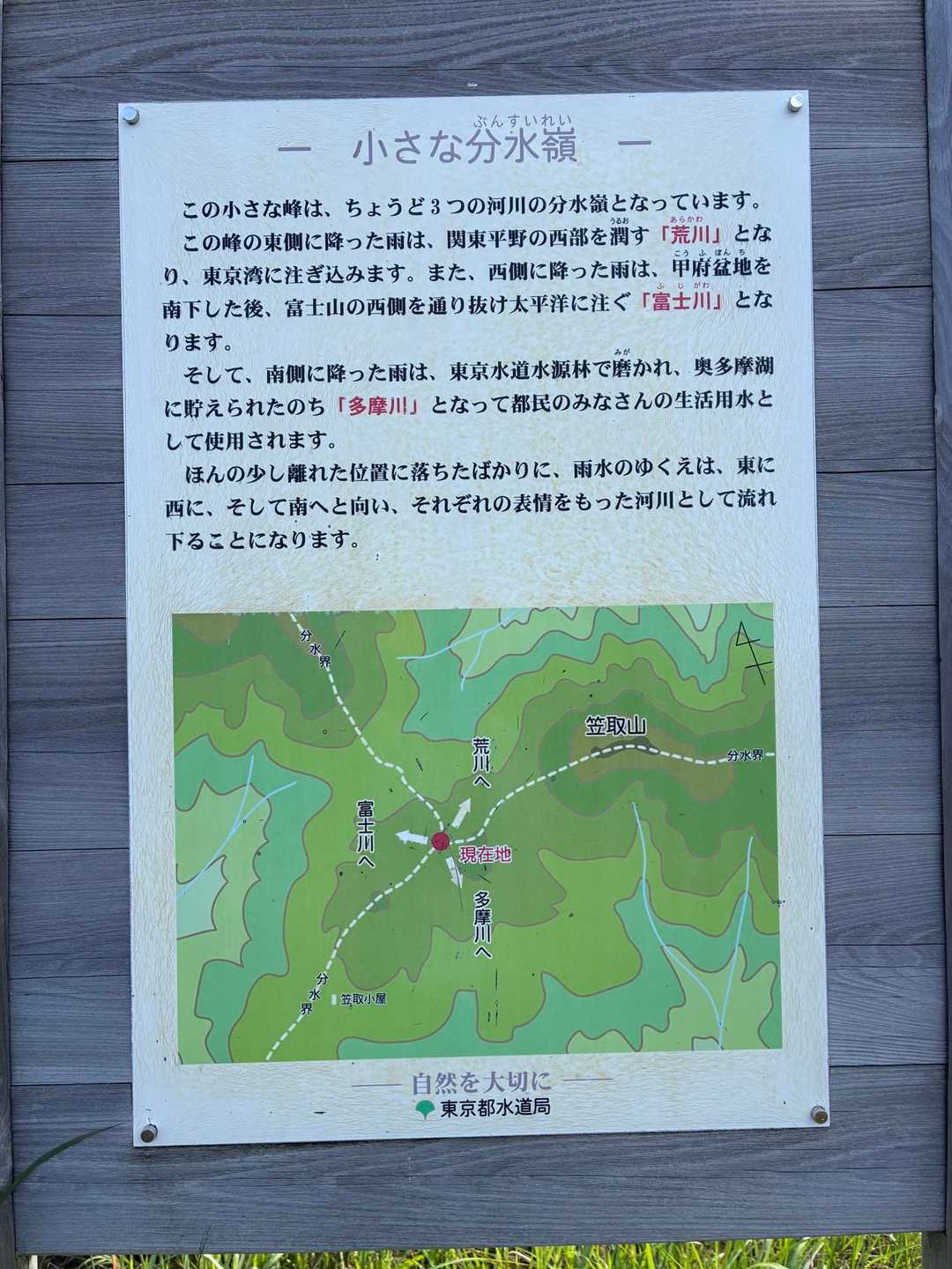さあ、雨水になったら
どっちに流れて行きたい🤔
