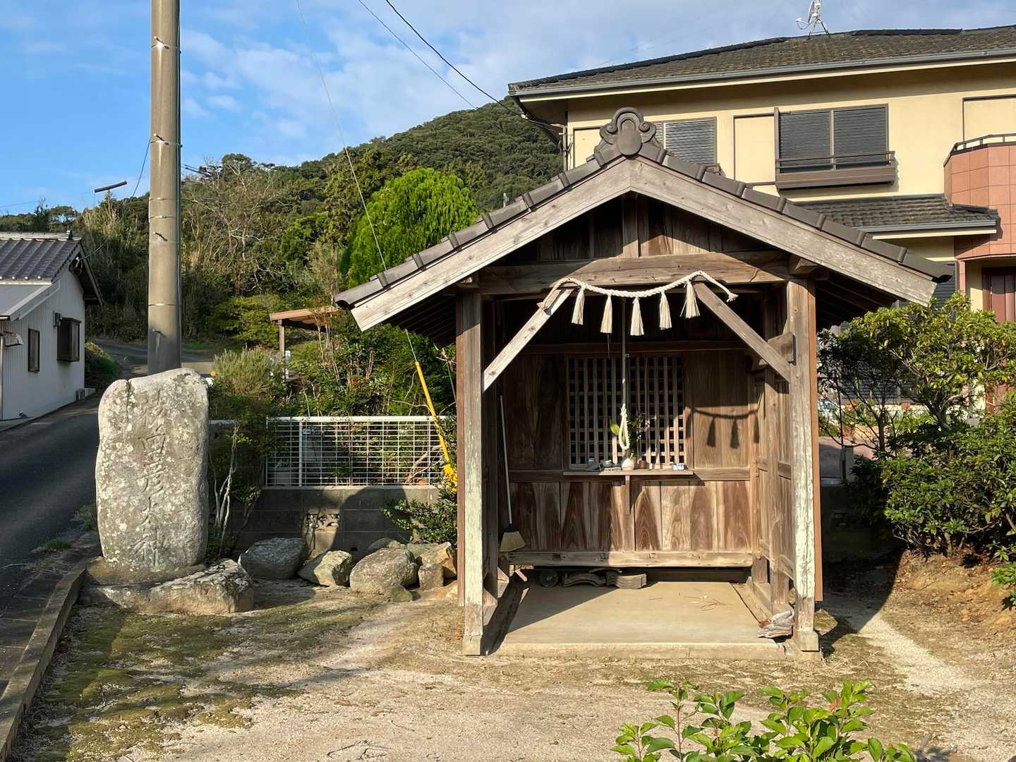 すぐ近くにあったお社(真清水堂)で安全祈願🙏