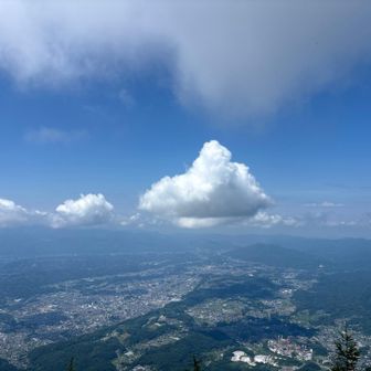 今日の武甲山頂より😊