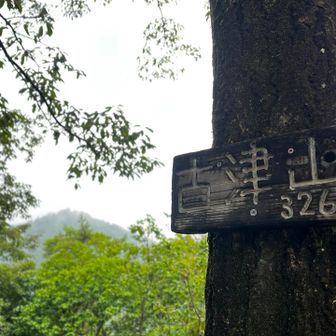古津山の山頂から見る百々ヶ峰⛰️🙏