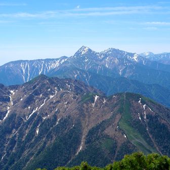 北岳　こちら側からもよい