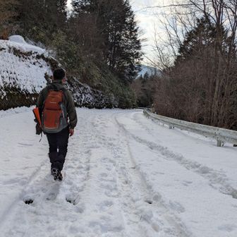 林道➕️車道、長ぁ〜い💦