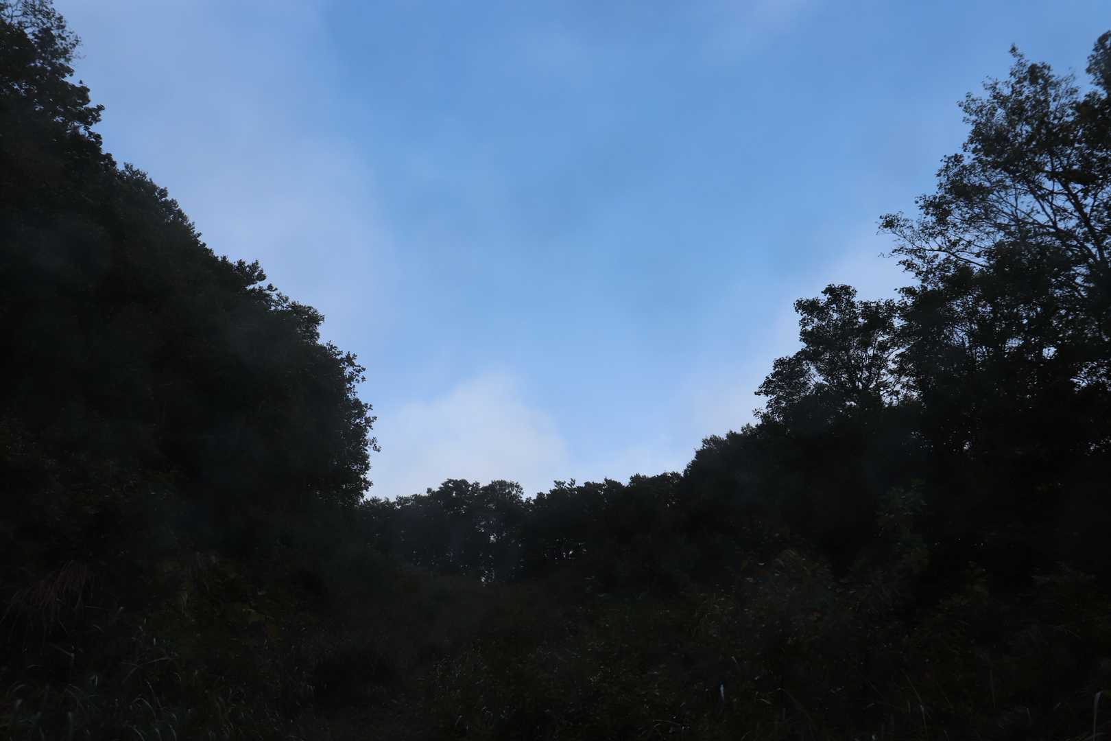 青空が出てきた。