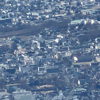 松本城も確認出来た。