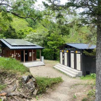 五十人平テン場の綺麗なトイレ