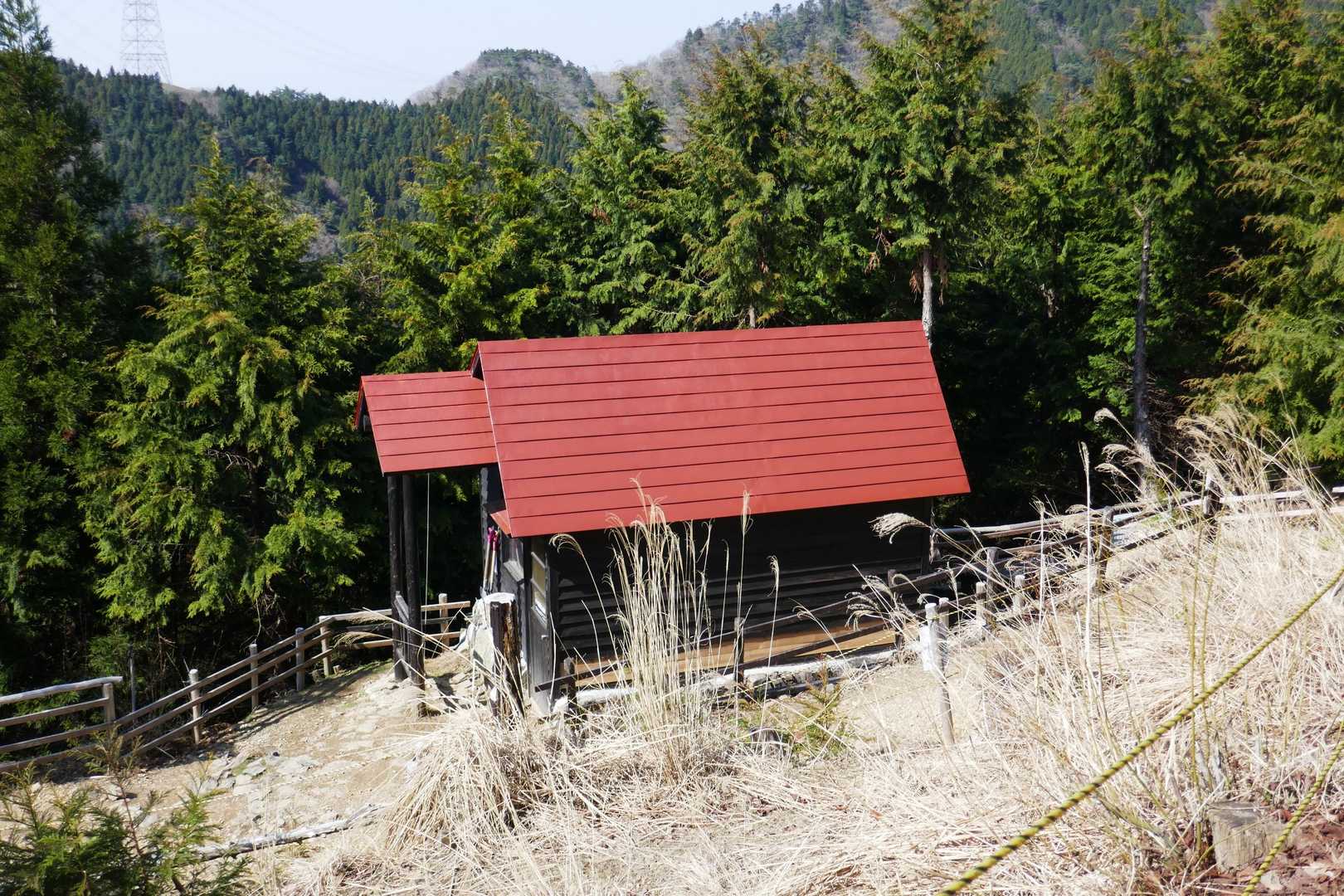 下山します。