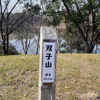 双子山山頂　33.3m