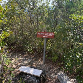 少し進むと雄岳山頂。
まずひとつ！