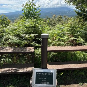 何箇所目かの富士見100景。見えないが…