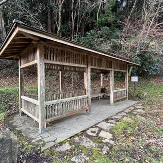 砂防公園の東屋🛖