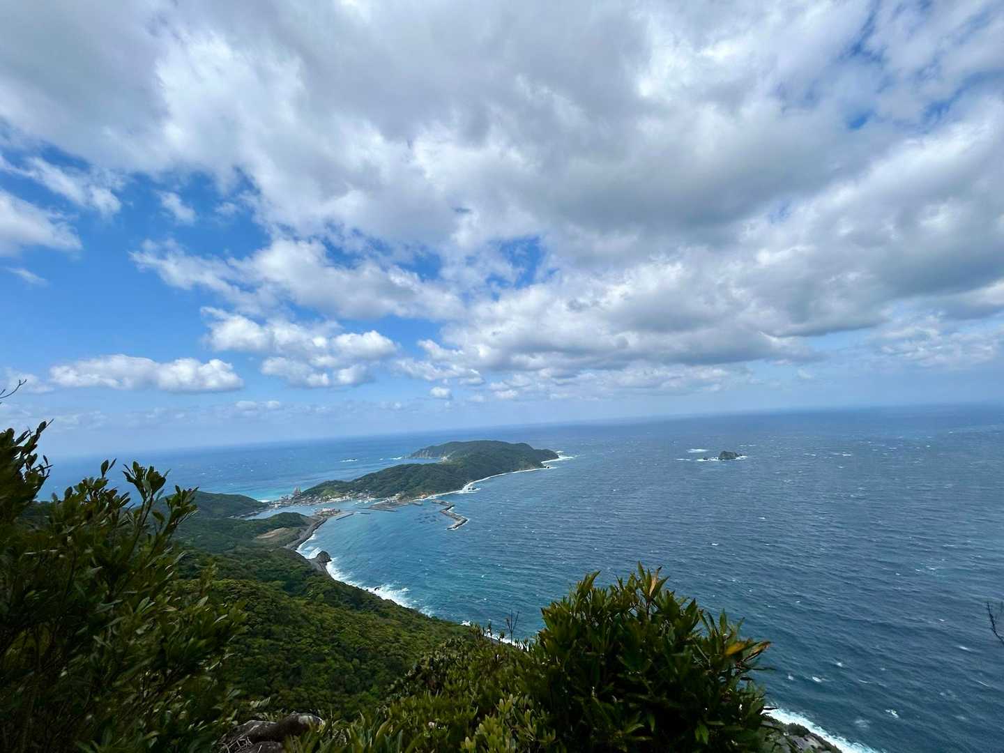 山頂展望から野間半島