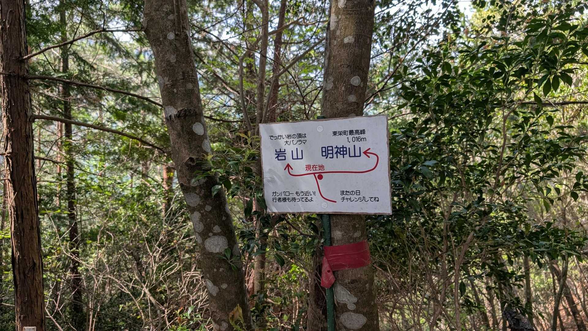 明神山、またの日チャレンジしてね。
この言葉は重い。