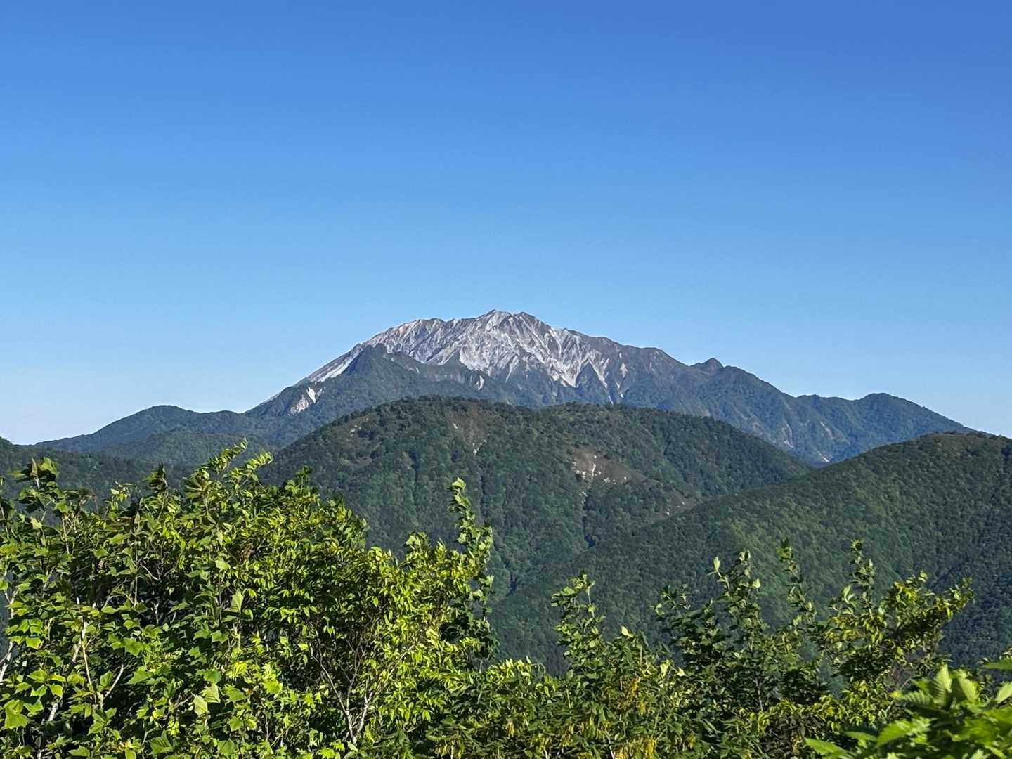 蒜山三座 縦走コースの写真