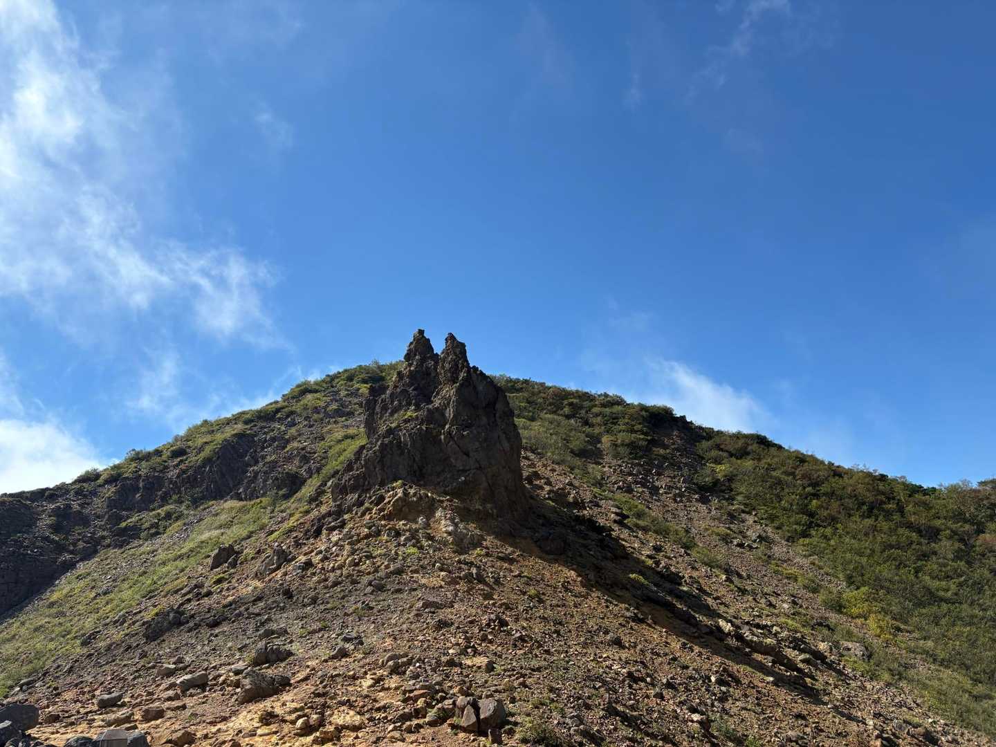 峠の茶屋登山口-朝日の肩-朝日岳-茶臼岳 周回コースの写真