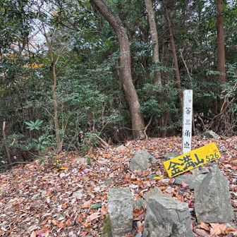 ようやく金満山526mに到着
スタンプ完了して急ごう！

雨が降りそうになってきたのであります