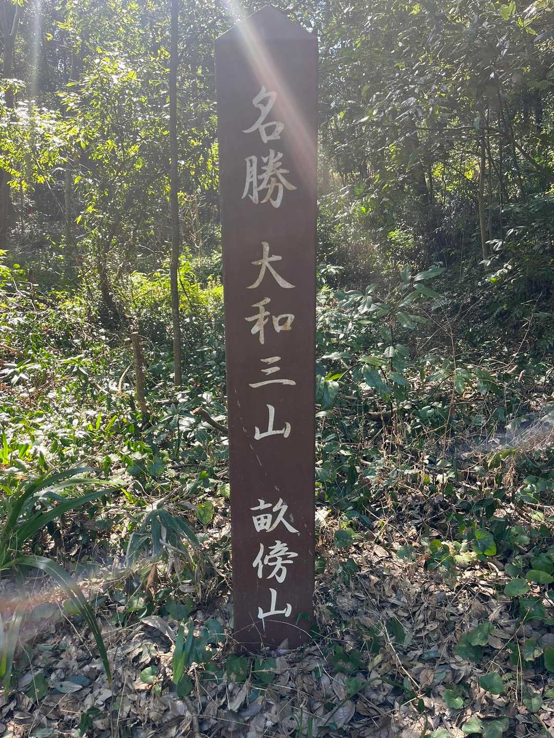 畝傍山 往復コースの写真