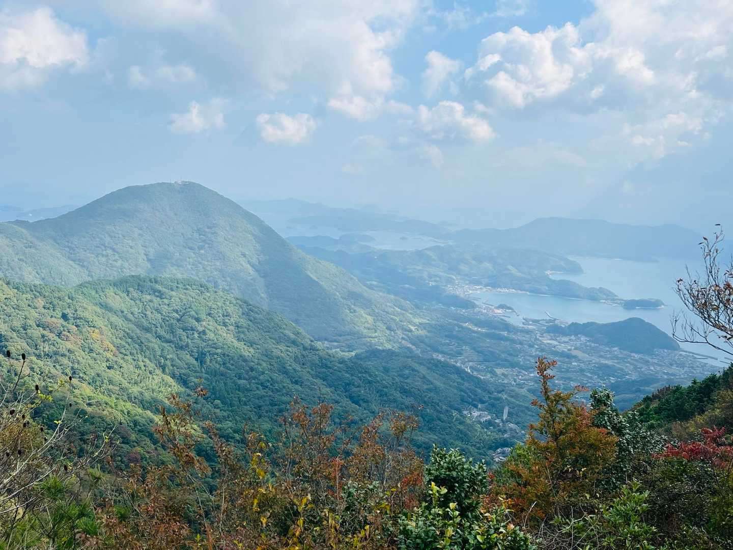 笛吹峠-源明峠-源明山-嘉納山-文珠山-文珠山登山口 縦走コースの写真