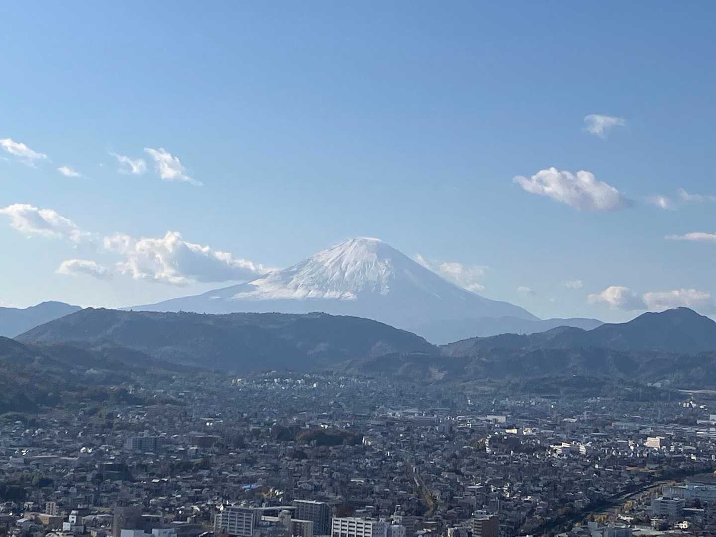 展望台の上から
裾野までスッキリ見えますね