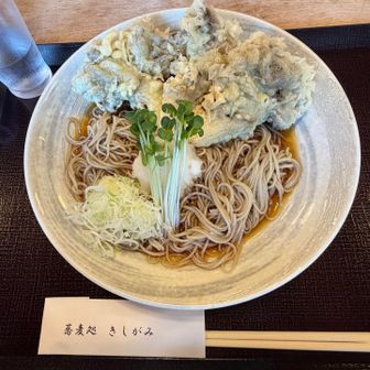 舞茸天おろしそば