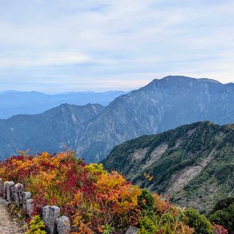 越後駒ヶ岳方面