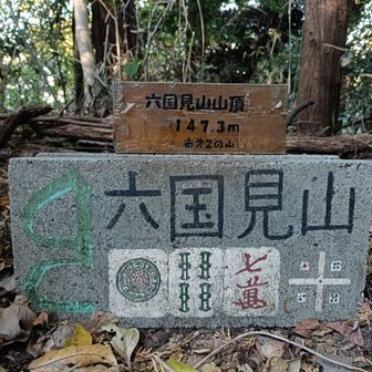 そうこうしてる間に、六国見山。