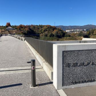 安威川ダムの奥へ行く