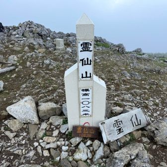 霊仙山山頂