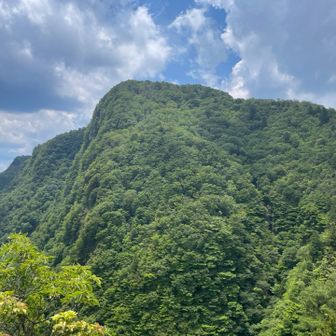 三ツ岩から眺める俱留尊山