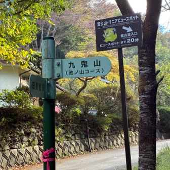 池の山コースから