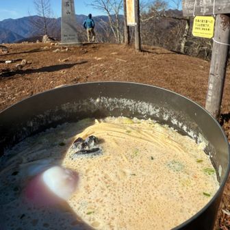 温泉卵を入れて完成！きくらげがいい仕事してた。