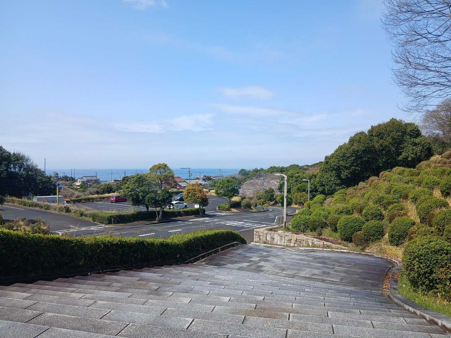 スタート地点に戻りました。