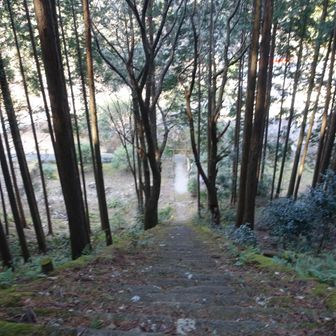 最後は階段を下りて