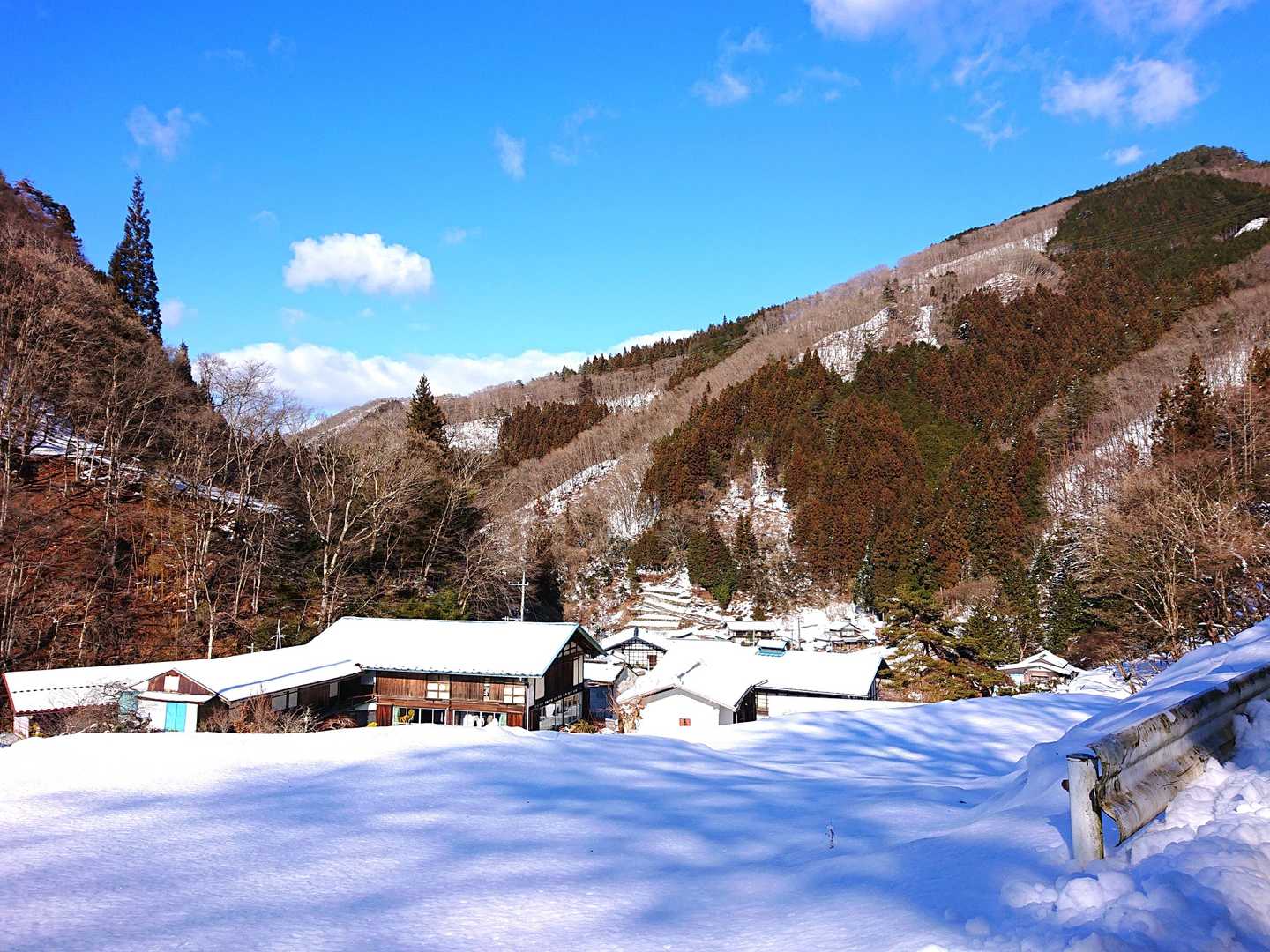 白川郷っぽい景色(笑)