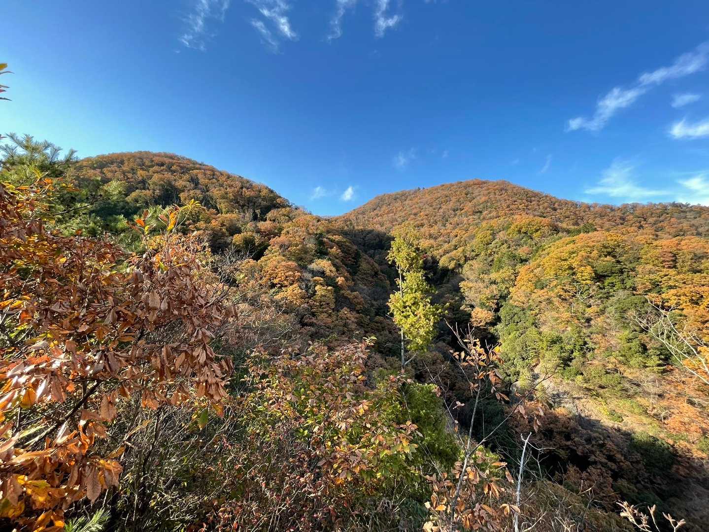 そしてiPhoneで雌岳と雄岳を並べて撮る
青空ありがとう😊