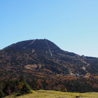 横手山が本当によく見える
ここから歩いていくコースもあるらしい