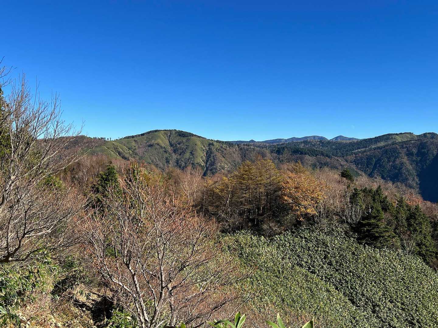 寺田小屋山からの白草山頂