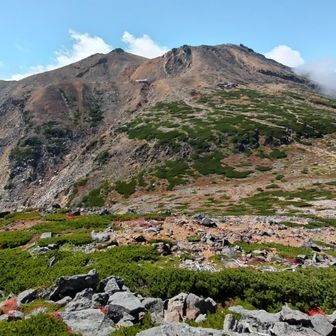 賽の河原と剣ヶ峰