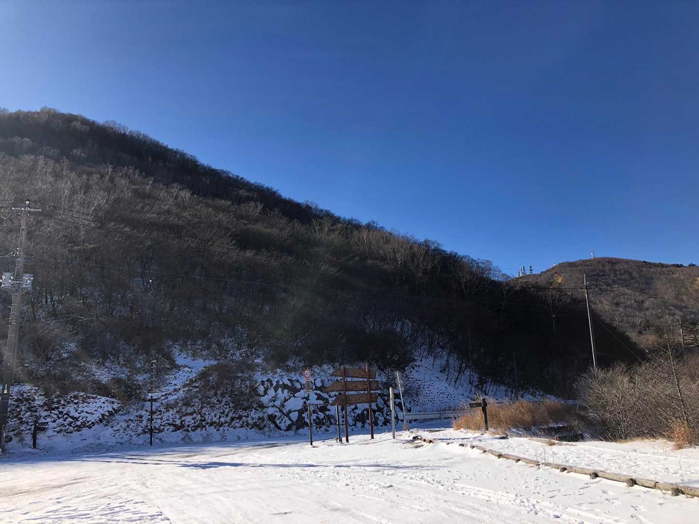 鳥居峠　ここからのスタートは初めて