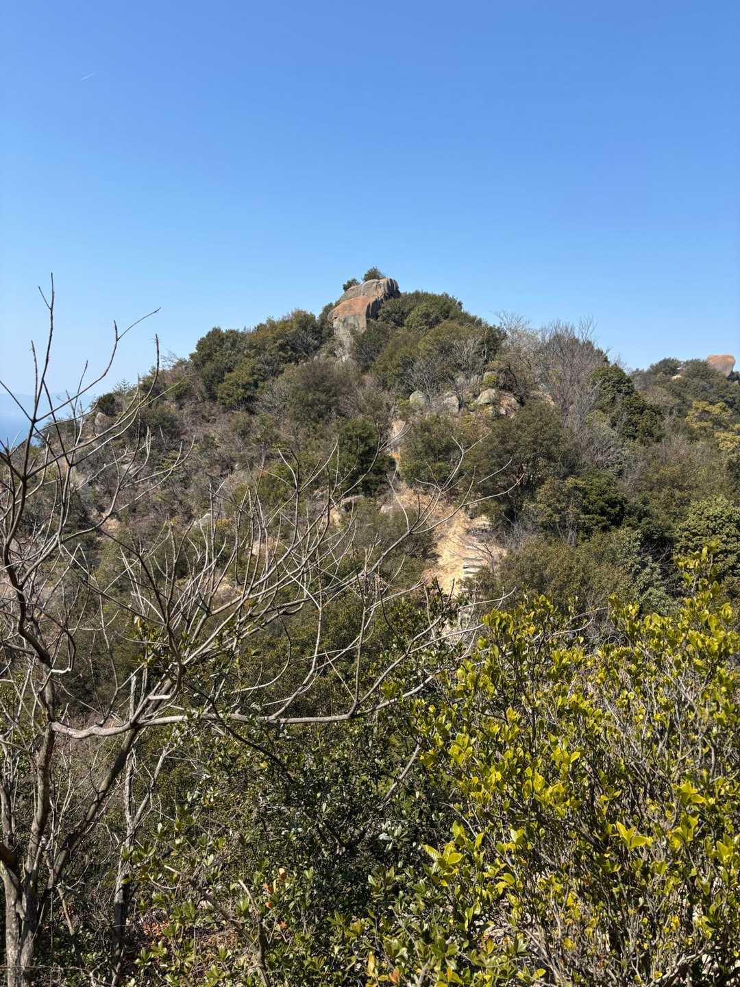 島トレッキングコース入口-応神山-立石山-飛龍大神 縦走コースの写真