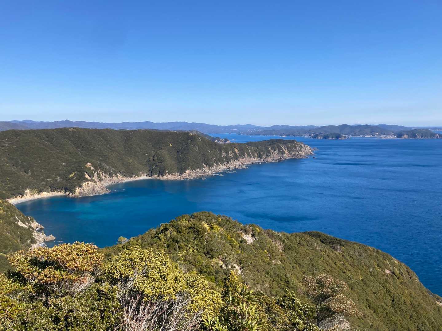 相賀浅間山-北峰-局ヶ頂-網代浜-米子浜 周回コースの写真
