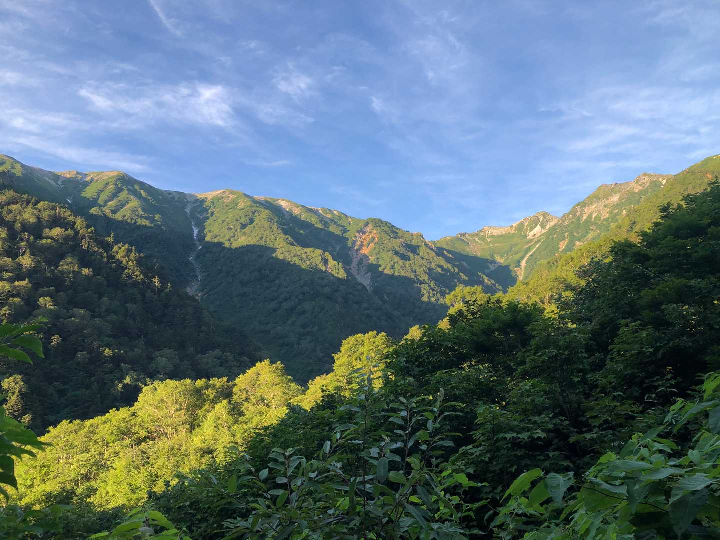 扇沢バス停-針ノ木峠-蓮華岳-北葛岳-七倉岳 縦走コースの写真